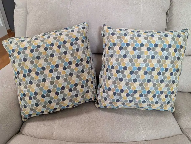 Set of 2 Patterned Cushions!