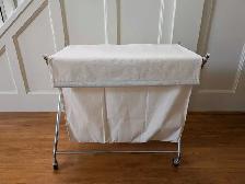 Laundry Hamper on wheels with 3 sections - Photo 3