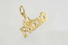 10K #1 FRIEND PENDANT