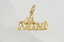 10K #1 FRIEND PENDANT - Photo 2
