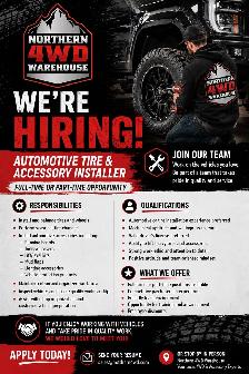 looking for automotive accessory and tire installer