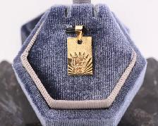 10K ZODIAC PENDANT