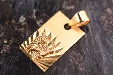 10K ZODIAC PENDANT - Photo 2