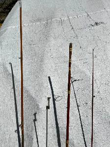 3 antique fishing rods and reels - Photo 6