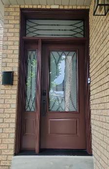 'ENTRY STEEL, FIBERGLASS DOORS at reduced  price '