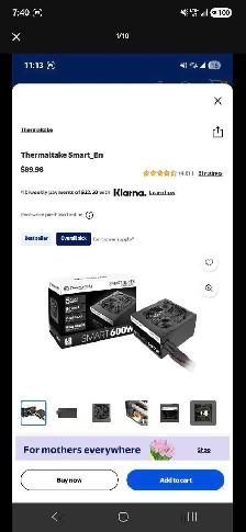 Thermaltake Smart Series 600W Power Supply 80PLUS - Photo 3