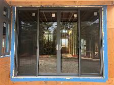 Standard/Custom VINYL SLIDING PATIO DOOR installed COMPLETE