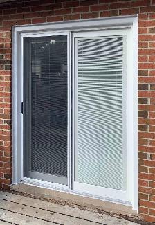 Standard/Custom VINYL SLIDING PATIO DOOR installed COMPLETE - Photo 2