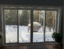 Standard/Custom VINYL SLIDING PATIO DOOR installed COMPLETE - Photo 5