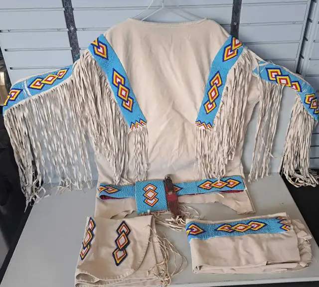 10pc Native Men's Traditional BUCKSKIN (15457998)