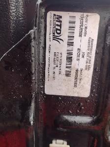 Tracteur a gazon YARD MACHINES 190cc 24'' de coupe année 2015 - Photo 7