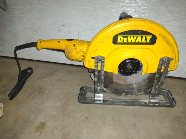 Scie a tronçonné ou maçonnerie DEWALT 14''