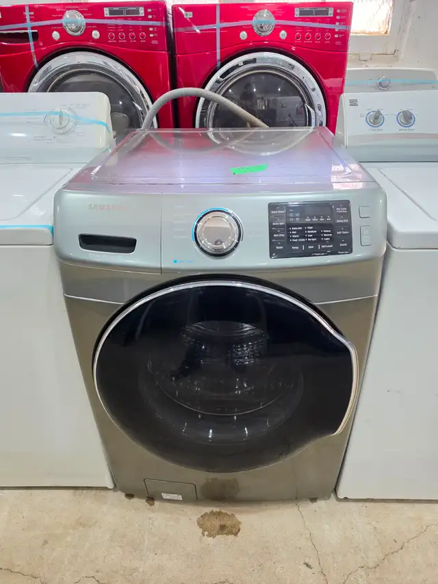 LIKE NEW! Samsung 27' Stainless Steel Front-Load Washer