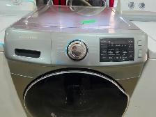 LIKE NEW! Samsung 27' Stainless Steel Front-Load Washer - Photo 2