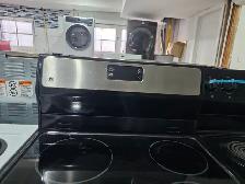 GE 24' Stainless Steel Freestanding Electric Ceramic Top Stove - Photo 2