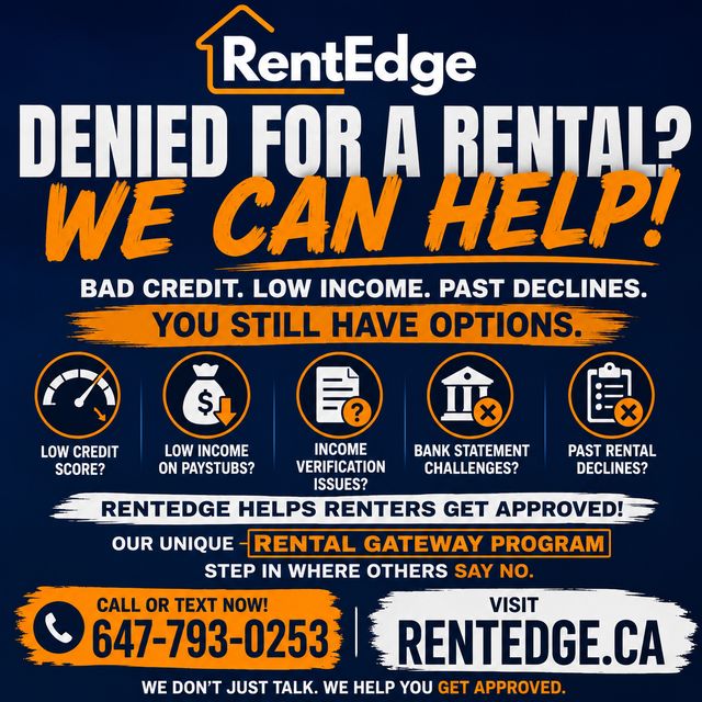 WE HELP RENTERS GET APPROVED - Poor credit score, low income?