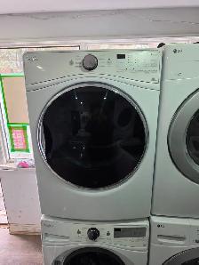 NICE! Whirlpool 27' White Front-Load Stackable Washer & Dryer - Photo 5