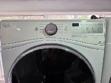 NICE! Whirlpool 27' White Front-Load Stackable Washer & Dryer - Photo 6
