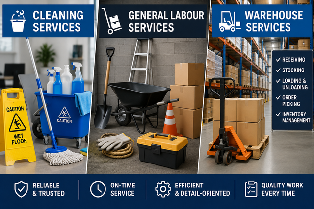 Part-Time General Labour / Cleaner service Available – Sudbury