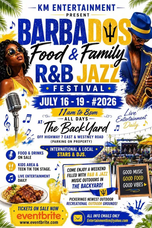 Barbados Food and Family R&B Jazz Festival