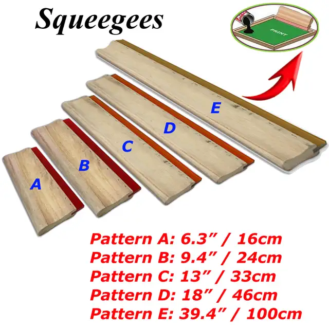 !Silk Screen Printing Squeegee Water Scraper 65 Durometer007343