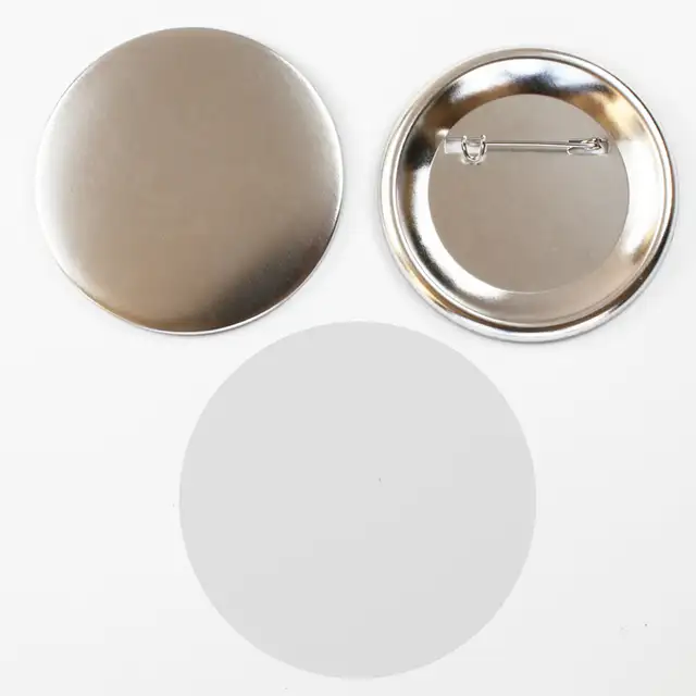 !Metal Badges Pin Back Button Parts 100Sets/Pack 015500