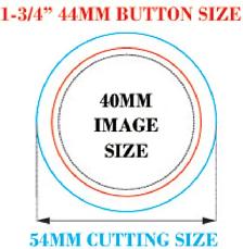 !Metal Badges Pin Back Button Parts 100Sets/Pack 015500 - Photo 6