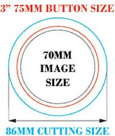 !Metal Badges Pin Back Button Parts 100Sets/Pack 015500 - Photo 9