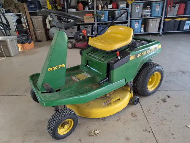 John Deere RX75 Riding mower.
