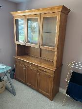 Canadian Made Maple Hutch/Cabinet