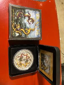 2012 dragon edition, silver coin - Photo 2