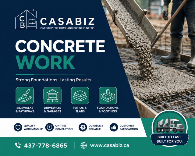 Concrete Work/Interlocking