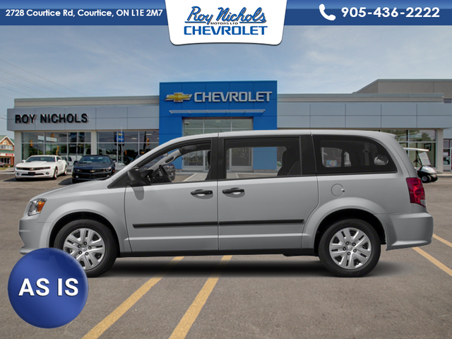 2018 Dodge Grand Caravan Canada Value Package - Trade-in