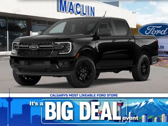 2026 Ford Ranger XLT | BLACK APPEARANCE PKG | TECHNOLOGY PACKAGE