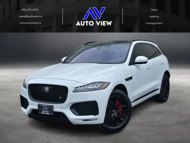 2019 Jaguar F-PACE S AWD GREAT COMPACT SUV