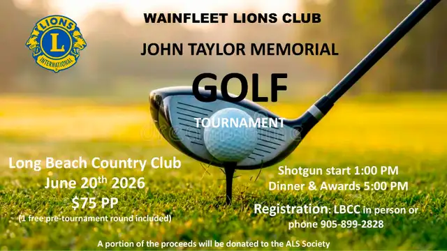 Wainfleet Lions Memorial Golf Tournament