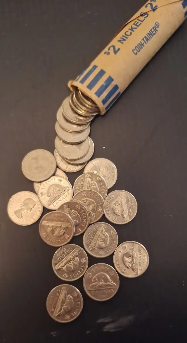 40x 1964 Canadian Cents