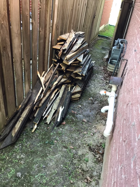 Lumber Hauling: Pick-Up Old Deck Wood (Thornhill)