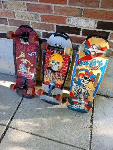 Retro skateboards