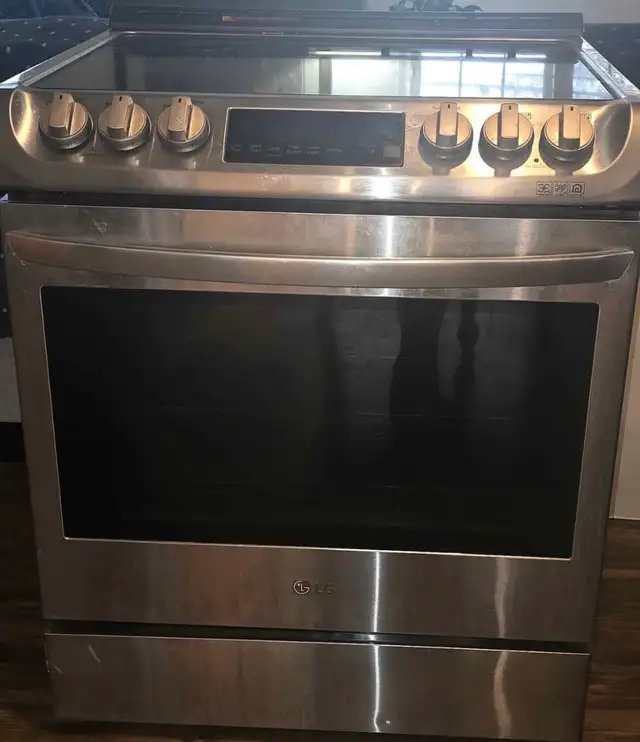 slide  in oven