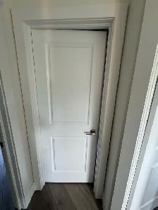 2 panel interior doors for sale with hardware - Photo 3