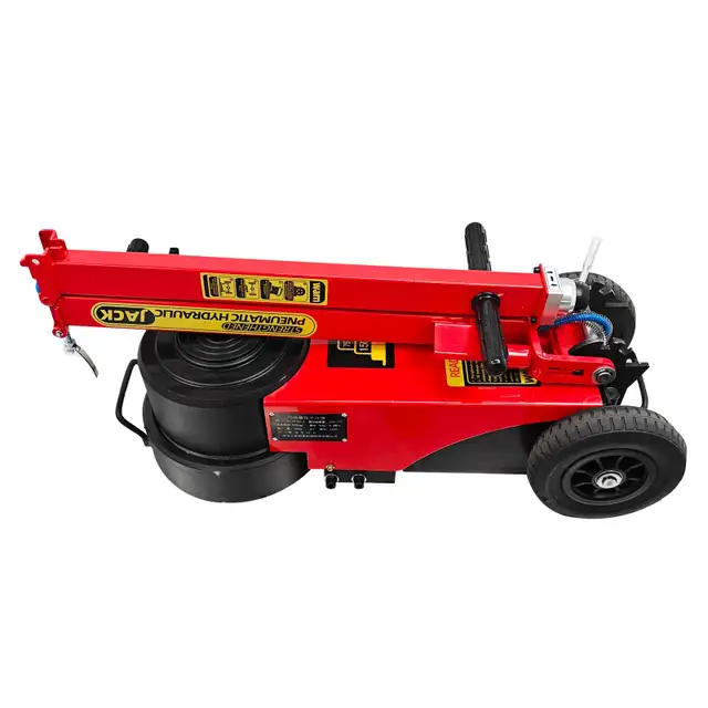 150T Hydraulic Floor Jack Double Folding Air-Operated 032652