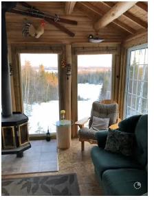 Chalet rustique avec lac privé – Saint-Félix-d’Otis - Photo 4