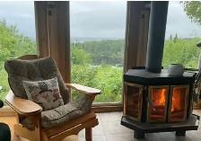 Chalet rustique avec lac privé – Saint-Félix-d’Otis - Photo 5