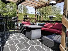 Patio en bois traité - Photo 3