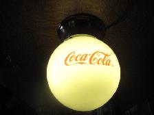 OLD COCA COLA CEILING LIGHT FIXTURE - Photo 2