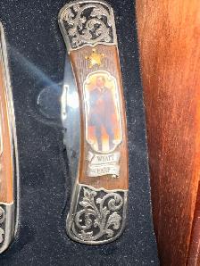 Thomas Kinkade antique western knifes . - Photo 2