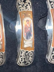 Thomas Kinkade antique western knifes . - Photo 4
