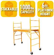New 6 Ft Steel Baker Style Scaffolding - 1,000 Lb Capacity