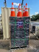Cônes de sécurité en PVC orange